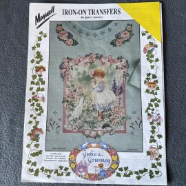 Maxwell IRON-ON TRANSFERS by Julie's Journey Little Goose Girl NIP