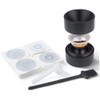 Aluminum Foil Seals Kit to Reuse Coffee Capsules Compatible with