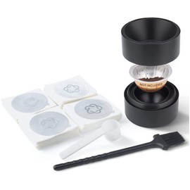 Aluminum Foil Seals Kit to Reuse Coffee Capsules Compatible with Nespresso VertuoLine (Seal Kit+120pcs Lids)