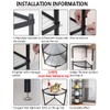 MAGCOLOR 5-Tier Kitchen Corner Shelf Rack, Free Standing Pot Rack
