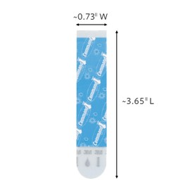 Command 5 lb Large Water-Resistant Refill Strips, 4 Strips, Reuse Large Bath Hooks or Caddies