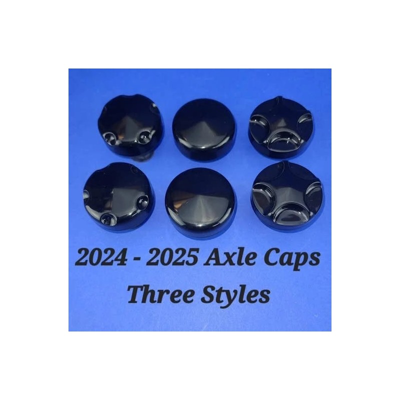 WILLY SHINY HARLEY 2024-2025 FORK LEG AXLE CAPS HEX DESIGN