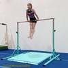 FC FUNCHEER Gymnastics bar,5FT/6FT Horizontal Bars, Adjutable Gymnastic Bar for