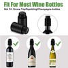 [2 PACK]Wine Bottle Stoppers, Reusable Wine Stoppers, Vacuum Wine Preserver