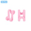uxcell Clothes Hanger Connector Hooks, 30Pcs - ABS Hanger Hooks,