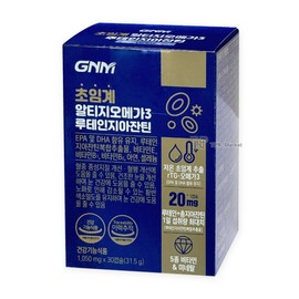 GNM Nature's Dignity Supercritical RTG Omega-3 Lutein Zeaxanthin 1050mg x 30 Capsules / GNM 자연의품격 초임계 알티지오메가3 루테인지아잔틴 1050mg x 30캡슐