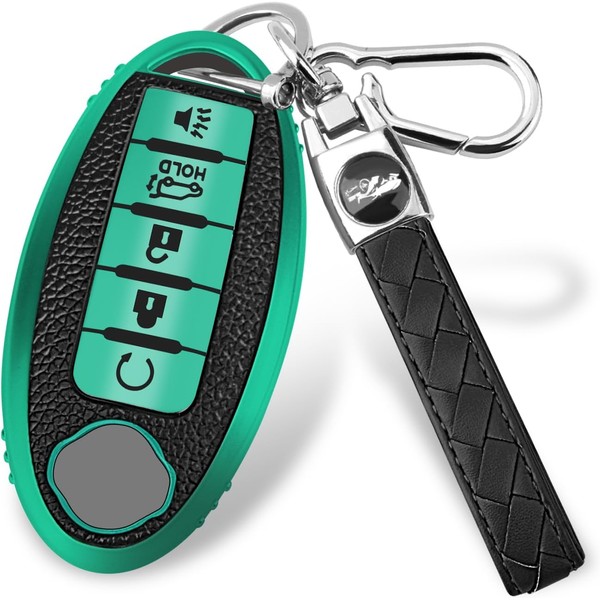 MILD EAST for Nissan 4/5 Button Key Fob Cover, Premium