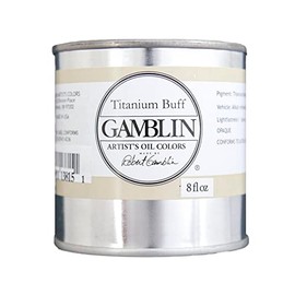 Gamblin Artists' Grade Oil Color Titanium Buff 8oz