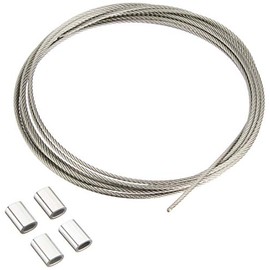Best Stainless Steel Wire Set, 0.4 inch (1.0 mm) x 5.9 ft (1.5 m) N-449