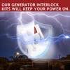 Generator Interlock Kit Compatible with Square D QO or Homeline