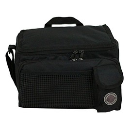 Transworld Durable Deluxe Insulated Lunch Cooler Bag (Many Colors and Size Available) (12"x10"x8 1/2", Black)