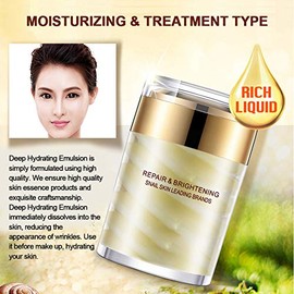 Crema Hidratante Facial Caracol Pieles Secas Extracto Nutritiva Piel Antiedad