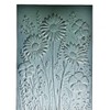 DDOUJOY 3D Flowers Daisy Leaves Background Plastic Embossing Folders for