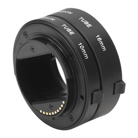 E-Mount Ring Macro E-Mount Ring Macro Close Contact 10 mm 16 mm Macro Adapter Ring Extension Tube with Automatic Focusing for NEX E-Mount Camera