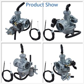 Autoparts Carburetor Carb Fit for Honda Trail CT110 CT90 with Throttle Cable C02220 C01008