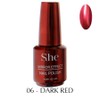 S.he Mirror Effect Nail Polish (06 Dark Red)