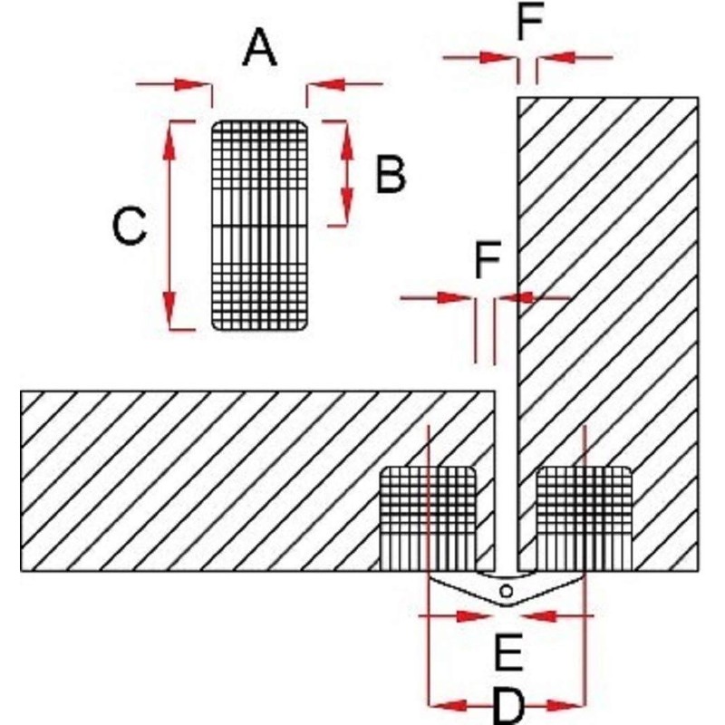 ToniTec Invisible, precise cylinder hinge, furniture hinge, brass