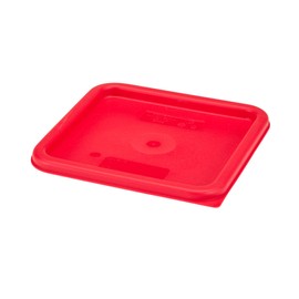 Cambro SFC6-451 Polyethylene CamSquares Container Cover, Winter Rose