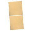 VILLFUL 2pcs Brass Plate Set for DIY Crafts Models Electrical