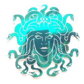Medusa Decal Art Sticker For Cars, Laptops, Tumblers, Phones, Waterproof V 2.0