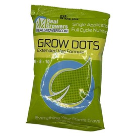 Grow Dots Extended Veg Plant Food, Single-Application, Programmed-Release Plant Nutrient Fertilizer 75g