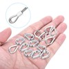 PATIKIL M2 Stainless Steel Thimbles 30 Pack Wire Rope Thimbles