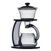 MOZEO Glass Teapot Set Semi Automatic Drip Rotating with Infuser