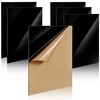 DMJOULI Black Acrylic Sheet A5 Square Perspex Sheet,1mm Thick Acrylic