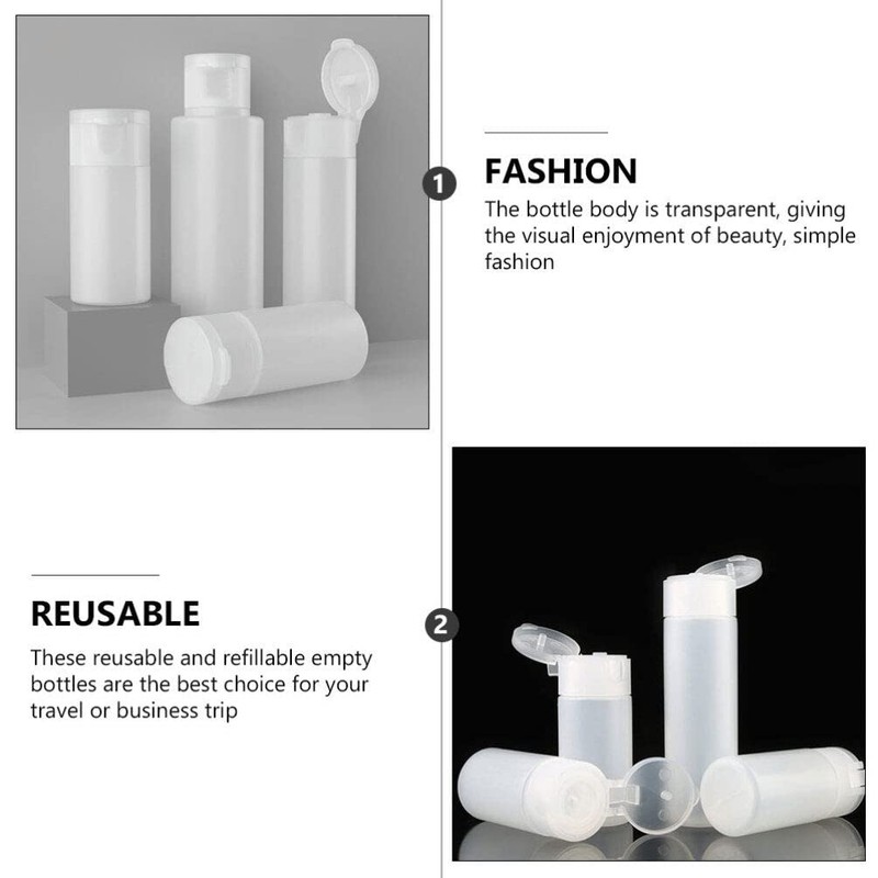 SOLUSTRE 10Pcs 12ml Plastic Squeeze Bottles with Caps Squeeze Empty