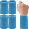 6 Inch Wrist Sweatbands Tennis Wrist Bands Absorbent Sweat Band