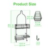 SMARTAKE Hanging Shower Head Caddy, Rustproof Bathroom Shower Shelf Organizer,