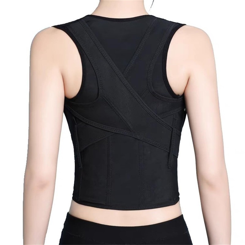 HPONEZJ Back Posture Correction Adjustable Back Support Belt Children Adults