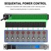 MICNAUX Rack Mount Power Conditioner 20A Sequencer for Audio Equipment,