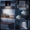MCGOR 10inch Under Cabinet Lighting, 2 Pack Rechargeable Motion Sensor