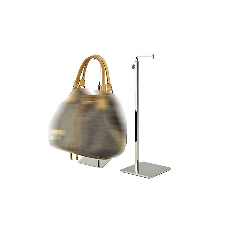 RY DISPLAY 1 Pack Single Hook Adjustable Purse Display Stand