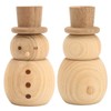 Wood Aromatherapy Diffuser Snowman Shape Portable Waterless Fireless Essential Oil