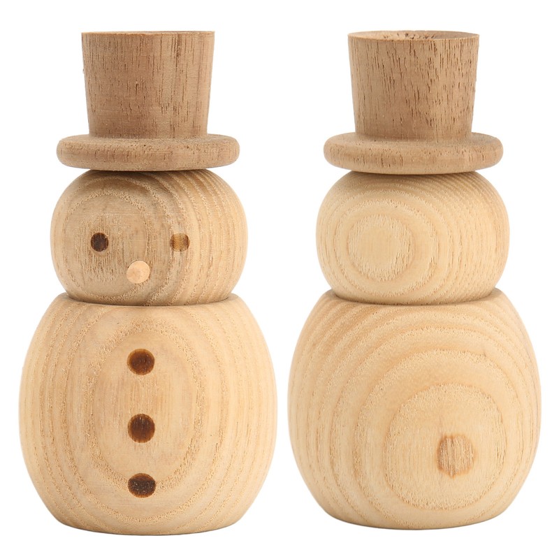 Wood Aromatherapy Diffuser Snowman Shape Portable Waterless Fireless Essential Oil