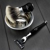 Haryali London Black Luxury Men's 3 Edge Shaving Set, Shaving