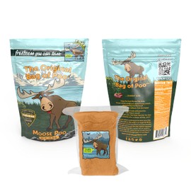 The Original Bag of Poo, Novelty Cotton Candy Gag Gift (Black Cherry Moose)