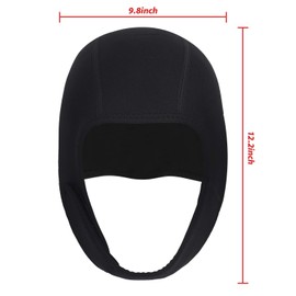 Neoprene Balaclava Diving Hood Snorkelling Wetsuit Hat 2/3 mm Surfing Neoprene Hat Hood Diving Hat Swimming Warm Diving Hood Hat Skiing Water Sports Men Women