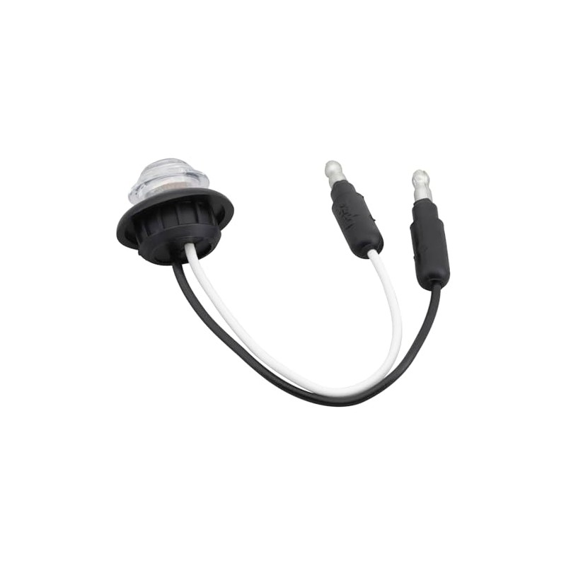 Grote 49341 White MicroNova Dot LED Clearance Marker Light (Grommet)