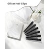 AIMIKE Glitter Hair Clips for Styling Sectioning, Upgraded No Crease
