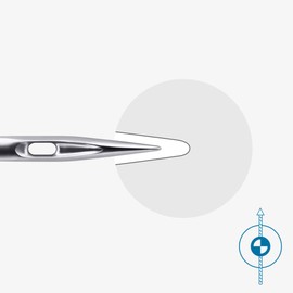 SCHMETZ Domestic Sewing Machine Needles |5 Embroidery Needles | 130/705 H-E | Needle Size: 75/11 | for on All Conventional Household Sewing Machines and Household Embroidery Machines