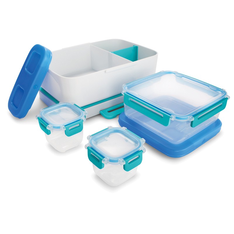Rubbermaid LunchBlox Leak-Proof Entree Lunch Container Kit with Case, Small,