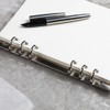 A5 Ring Binder Cover Transparent Soft PVC 6 Holes Ring