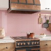 CRE8TIVE 4 Sheets Penny Round Tile Peel and Stick Backsplash