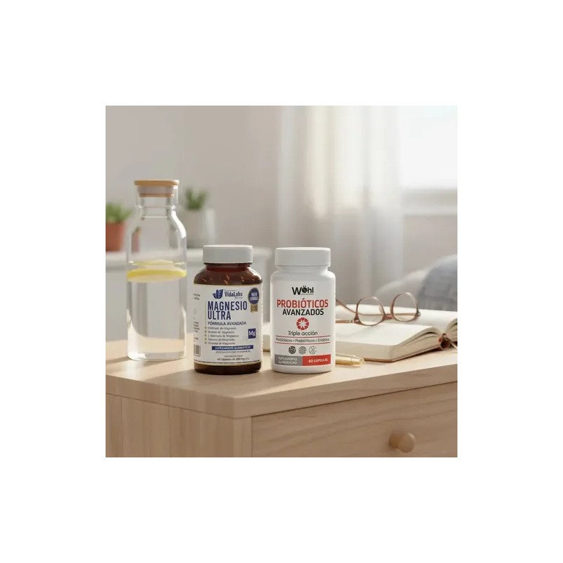 Magnesio Ultra Nutrientes Vidalabs México Probióticos Avanzados Whl Sabor Sin