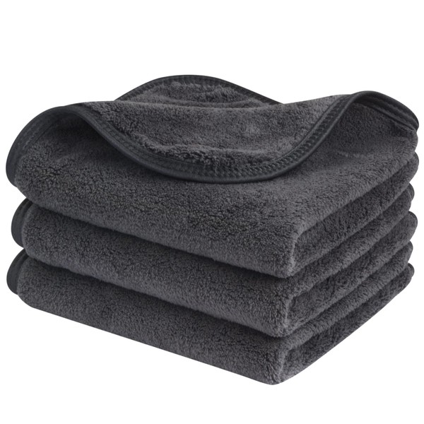 SINLAND Microfiber Face Cloths Reusable Makeup Remover Washcloths Super Soft