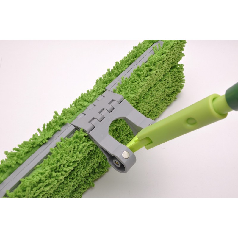 CleanAide Microfiber Hardwood Floor Mop – Flat Wet and Dry