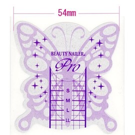 Beauty Nailer Butterfly Foam Regular 100P